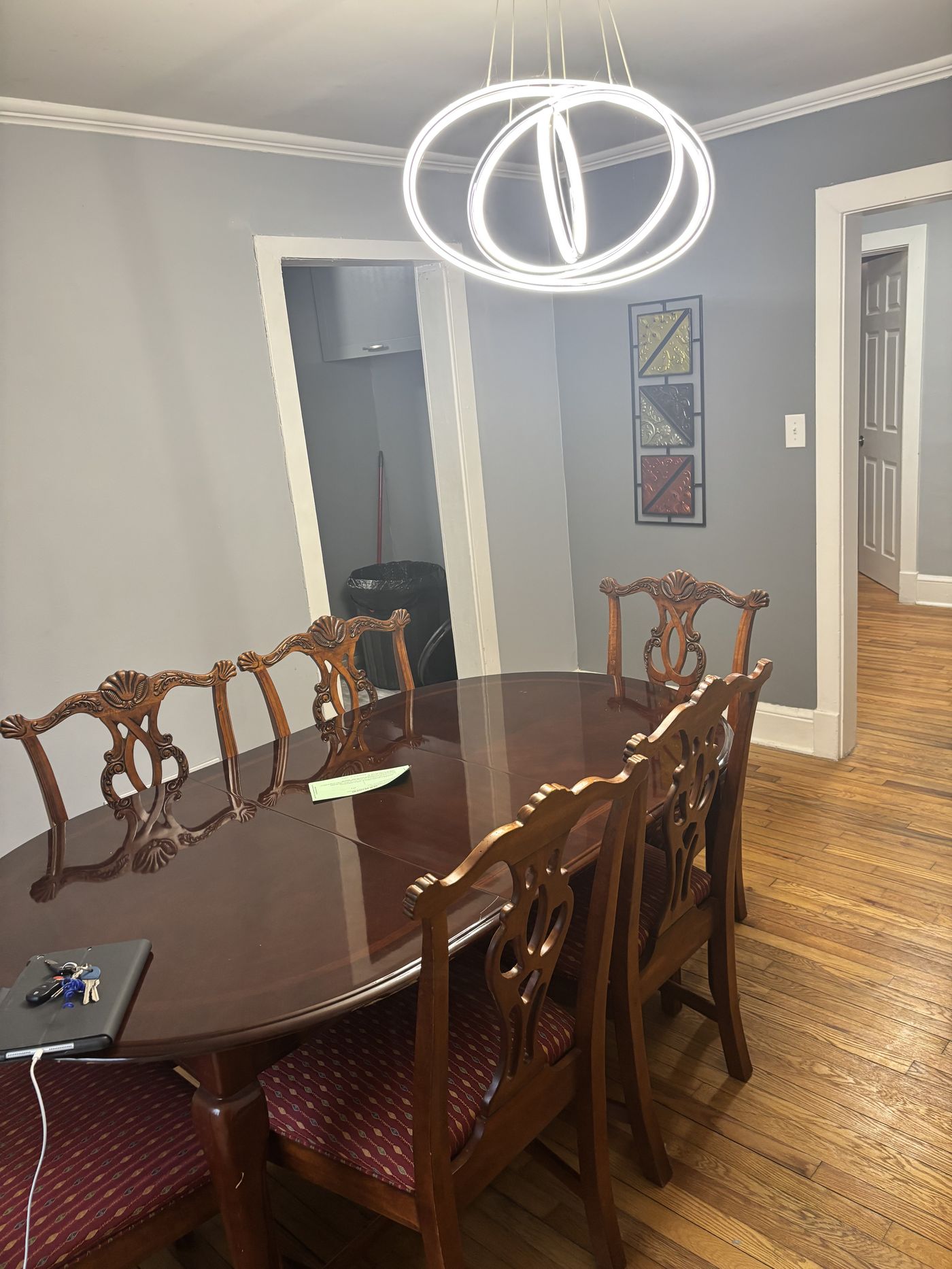 Formal dining room at House of Unity