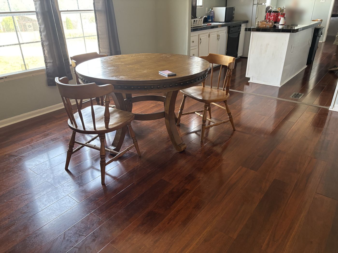 Kitchen and breakfast nook at House of Unity